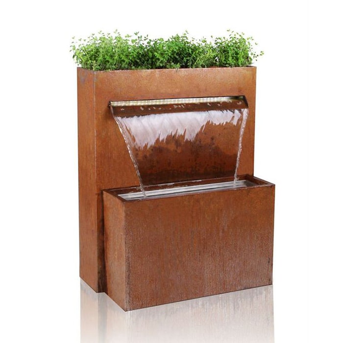 jardinera y bebedero