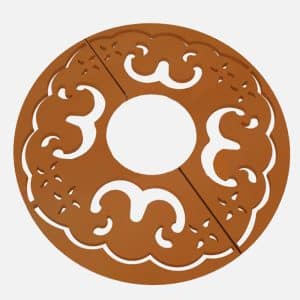 Kratka ogrodowa ze stali corten (4)