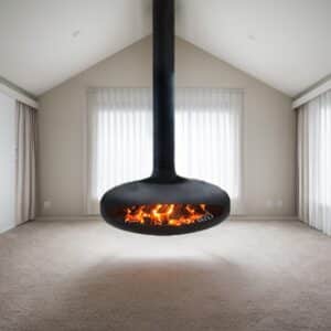 chimenea de leña de alta eficiencia