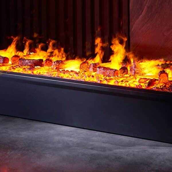 3d chimenea de vapor de agua con carbón de resina Simulación