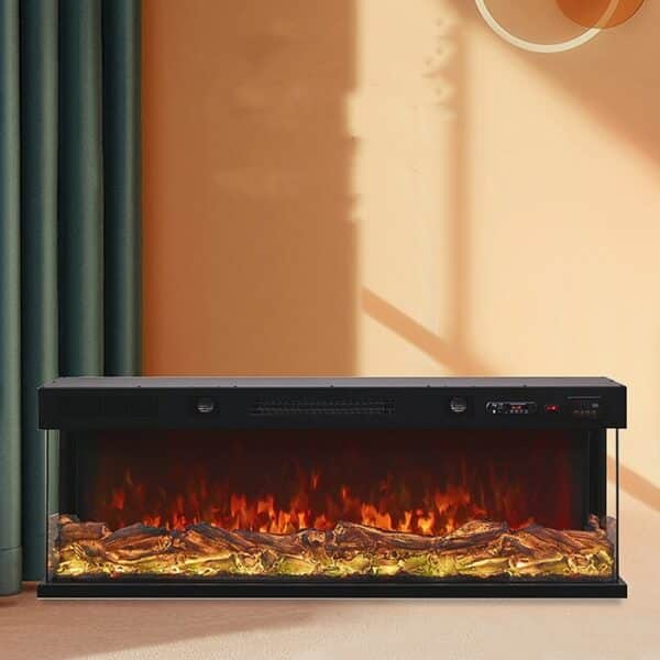best modern wall hanging electric fireplace - obrazek 4