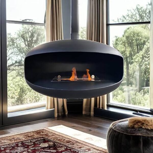 Chimeneas de etanol colgantes de techo: Interior y Exterior