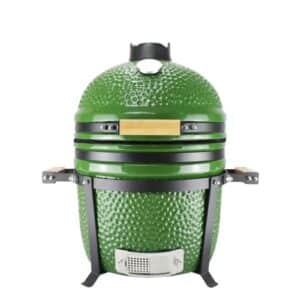 parrilla de cerámica green egg de mesa de 15 pulgadas