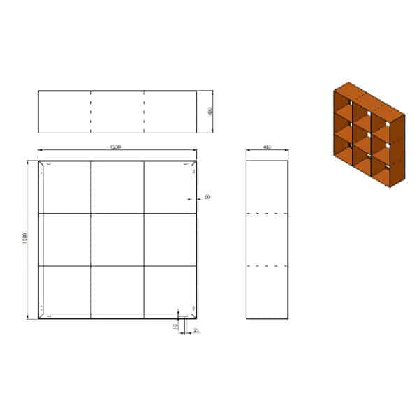 FAQ】 P: Qual é a capacidade de suporte de carga deste rack de lenha? R: O rack de lenha de aço Corten de nove grades é feito de aço Corten de alta resistência com excelente capacidade de suporte de carga. Para obter dados específicos sobre a capacidade de carga, consulte o manual do produto ou consulte a equipa de apoio ao cliente. P: Quanto tempo tenho de esperar para ver o efeito de cor de ferrugem do produto? R: Uma vez que pré-enferrujámos o produto, pode ver o efeito típico da cor de ferrugem do aço resistente às intempéries quando receber o produto. Não precisa de esperar meses. P: Posso personalizar o tamanho e a cor deste produto? R: Claro que sim. Nós fornecemos serviços personalizados, incluindo tamanhos especiais, cores e outras necessidades personalizadas. Por favor, contacte o nosso pessoal de serviço ao cliente para mais detalhes. Suporte para lenha em aço corten com nove grelhas 15015040cm