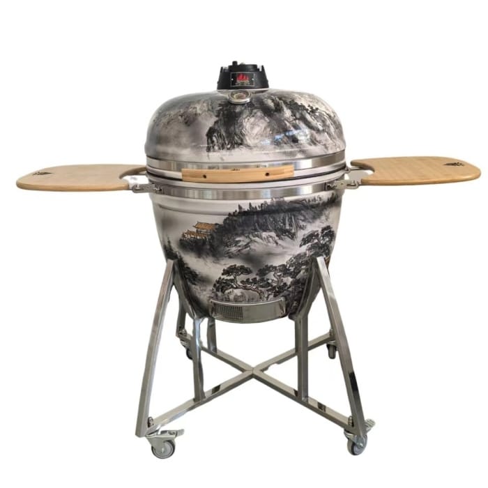 21-calowy ceramiczny grill węglowy do grillowania na zewnątrz
