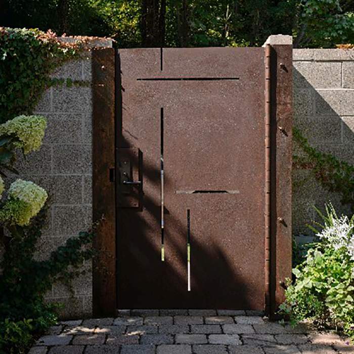 puertas mosquiteras de acero corten