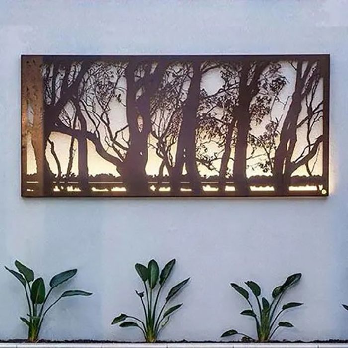 paneles de acero corten