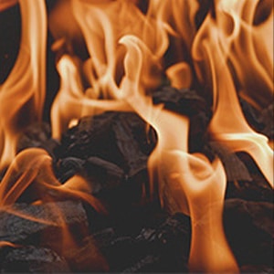 vedeldad spis bbq grillkol fule