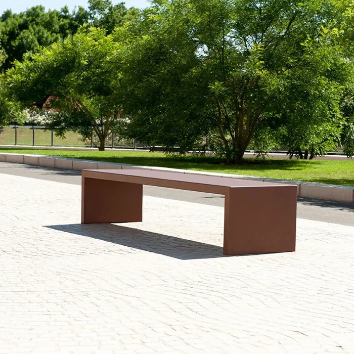 patas de acero corten