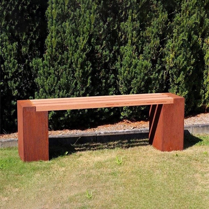 patas de acero corten