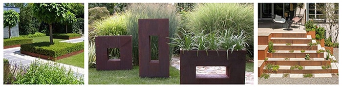 obrzeża corten