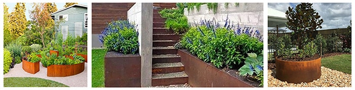 obrzeża corten