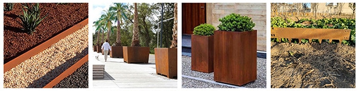 obrzeża corten