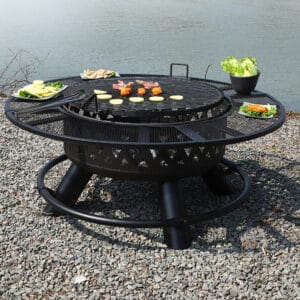 45-calowy okrągły grill do ogniska