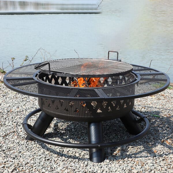 parrilla redonda de 45 pulgadas