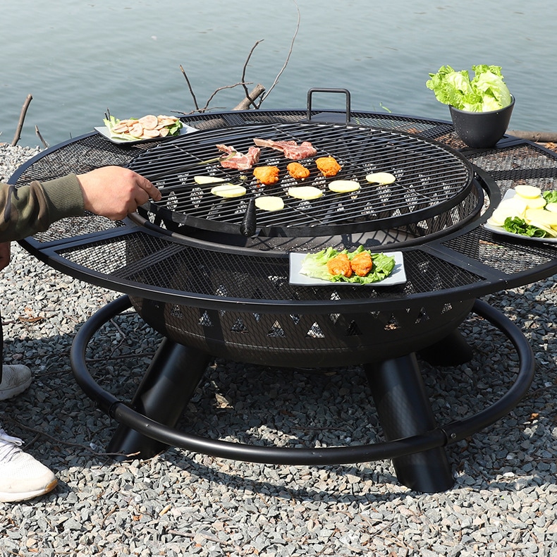 parrilla redonda de 45 pulgadas