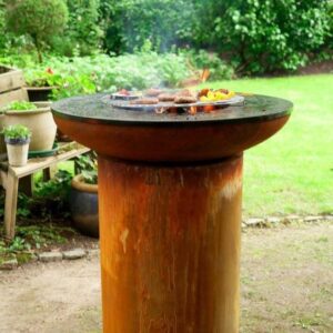 Grill na węgiel drzewny KEWEI 100 cm - klasyczna podstawa do przechowywania