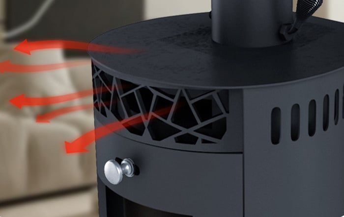 chimenea vertical