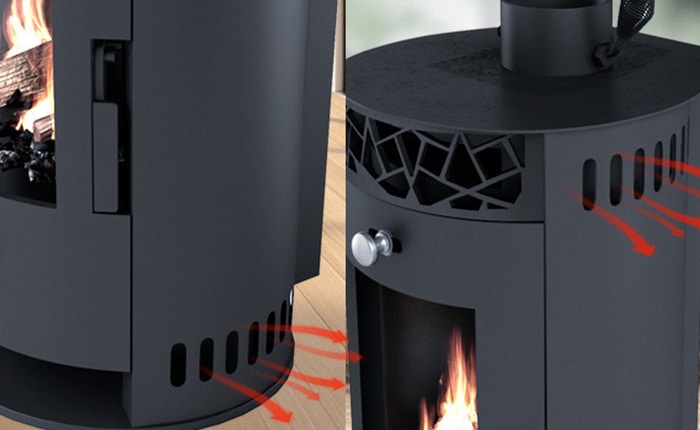 chimenea vertical