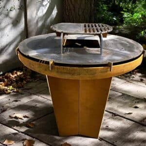 Kewei Steel BBQ Grill with Brasero Design