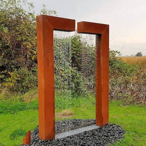 Custom_Corten_Steel_Outdoor_Water_Wall