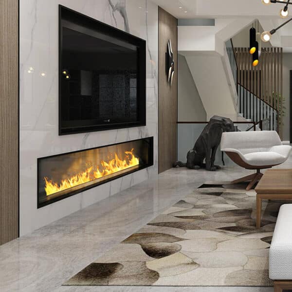 water mist hanging wall fireplace