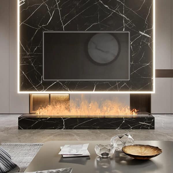 water mist hanging wall fireplace