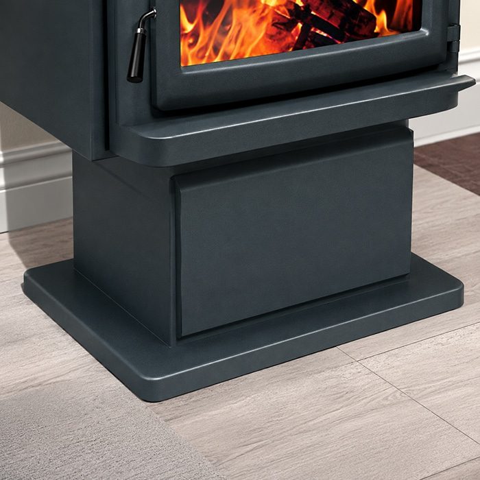 Freestanding wood stoves base